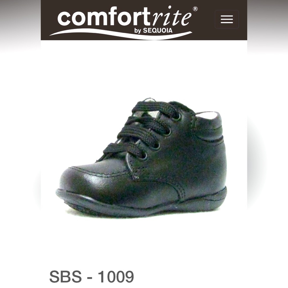 Comfortrite by Sequoia Infant Orthopedic Leather Lace Up Shoes Size 6.5